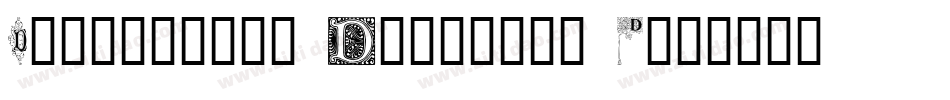 Ornamental Initials J字体转换